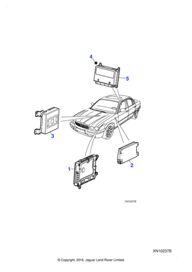 C2C38663 - Jaguar Body processor module