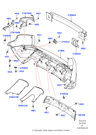 LR044061 - Land Rover Reinforcement