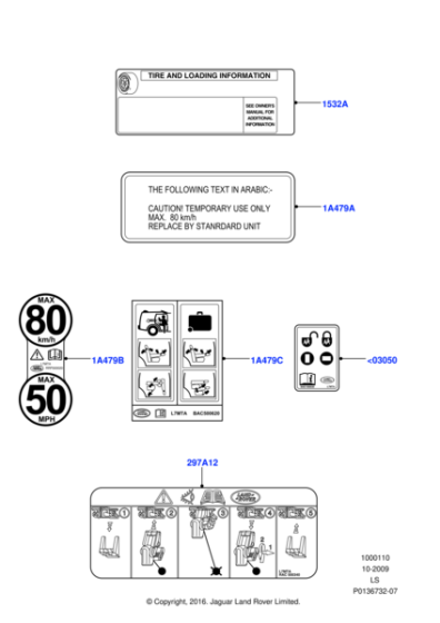 RRP500020 - Land Rover Decal