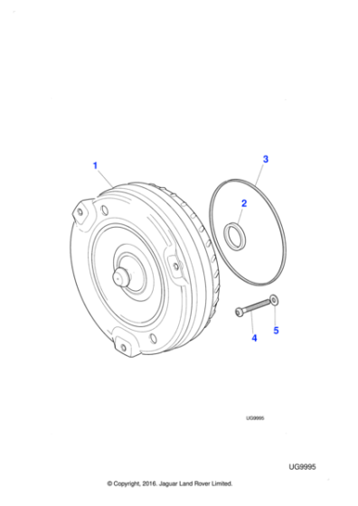 C2C6701 - Jaguar Torque converter