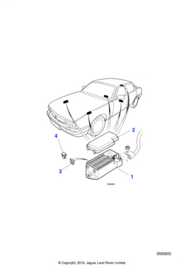 LNA2800KB - Jaguar Engine bay fusebox