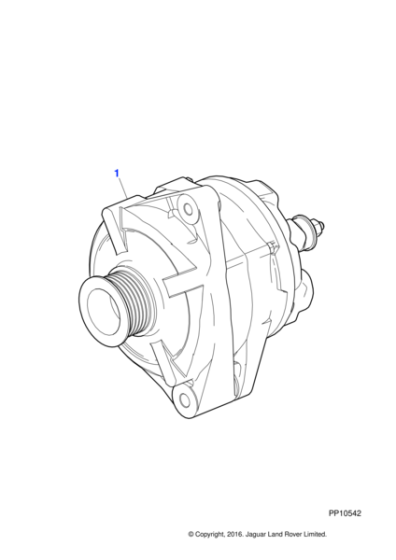 C2Z3414 - Jaguar Alternator