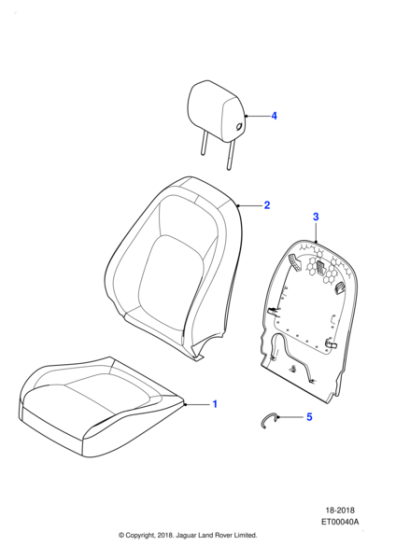 T4N26618QKW - Jaguar Squab cover