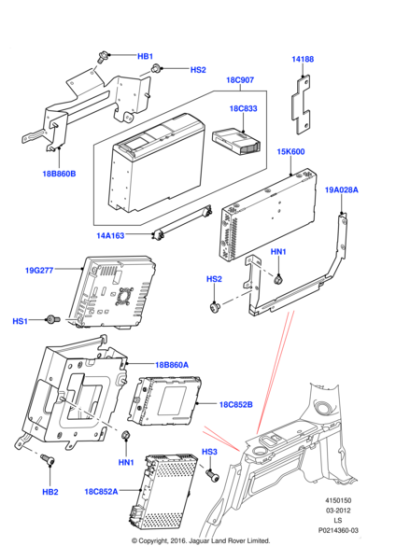 LR020194 - Land Rover DVD Player