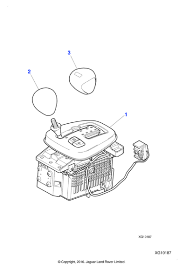 C2S46869 - Jaguar Gear change knob