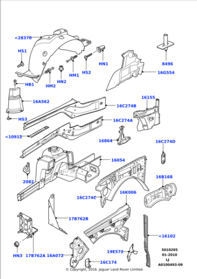 RYH500480 - Land Rover Nut