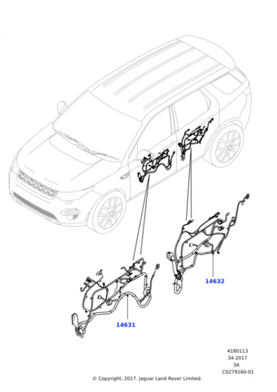 LR097844 - Land Rover Wiring