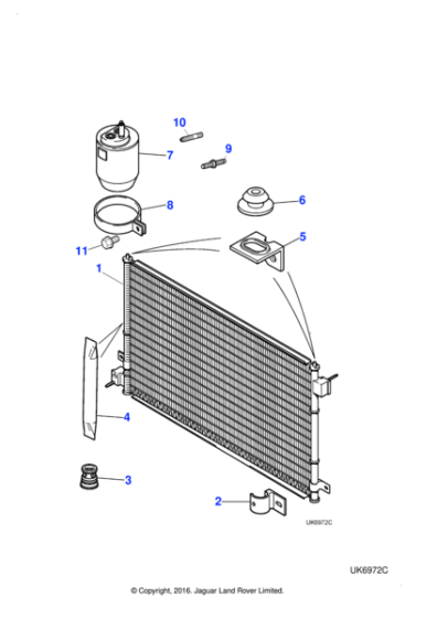 XR828837 - Jaguar Condenser