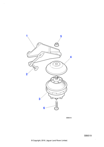 JZS100056 - Jaguar Torx pan head machine screw