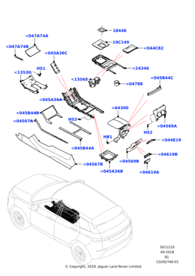 LR131094 - Land Rover Holder - Cup