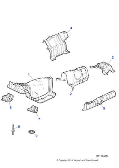 C2C24439 - Jaguar Heatshield