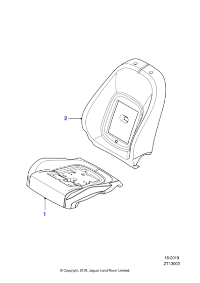 C2Z25682 - Jaguar Squab pad