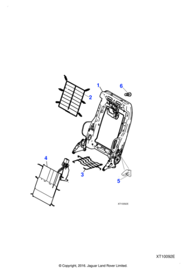 C2C36137 - Jaguar Lumbar support