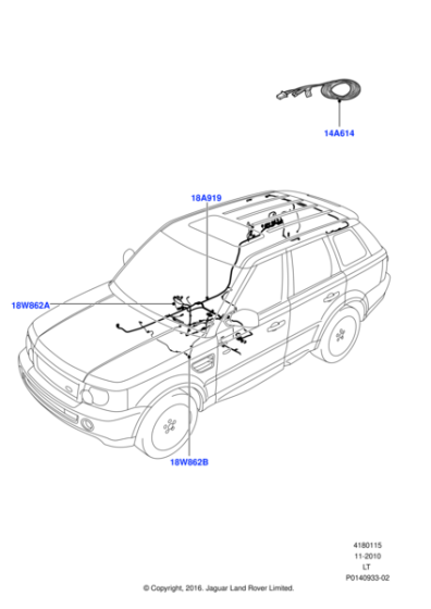 YMW505910 - Land Rover Wiring