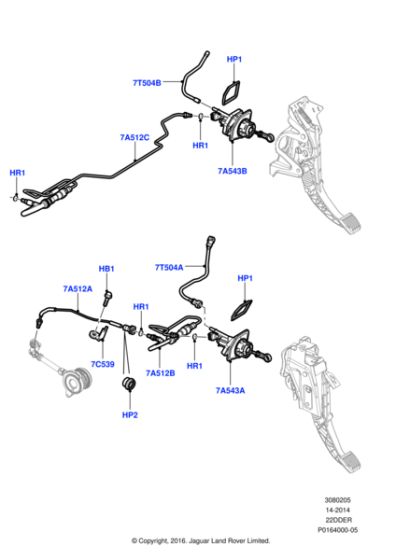 LR016998 - Land Rover Tube