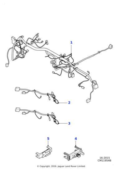 T2R15093 - Jaguar Facia harness