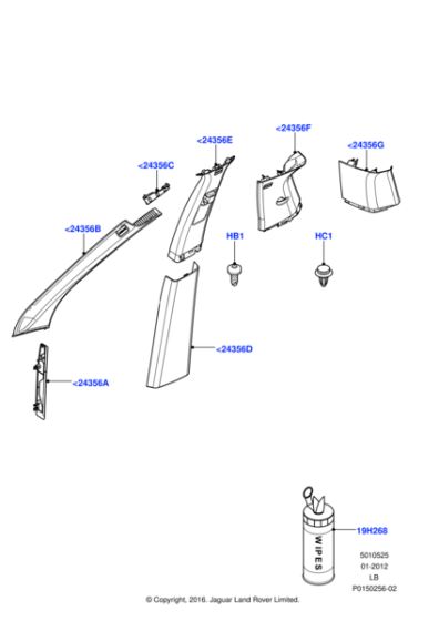 LR027534 - Land Rover Panel