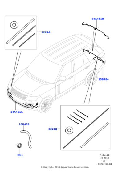 LR133280 - Land Rover Wire