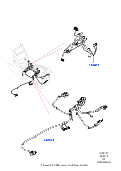 LR119830 - Land Rover Wire