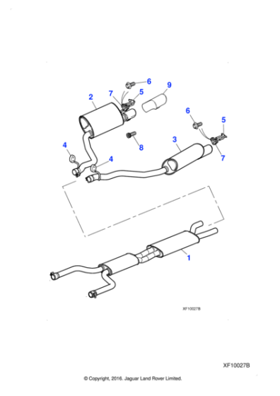 C2C7550 - Jaguar Mounting rubber