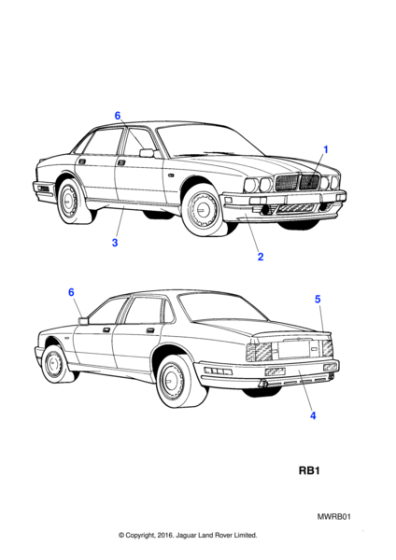 SPB11652 - Jaguar Adhesive tape