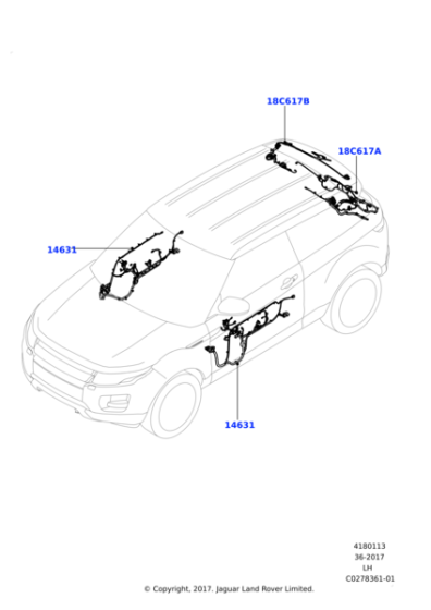 LR104995 - Land Rover Wiring