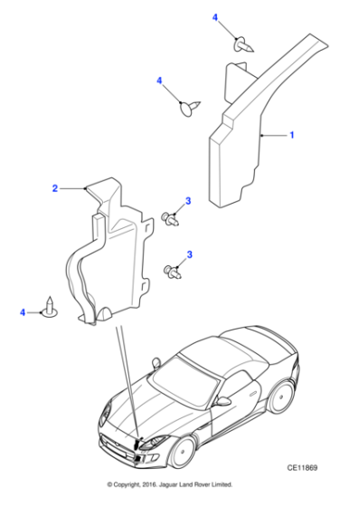 T2R42843 - Jaguar Deflector shield