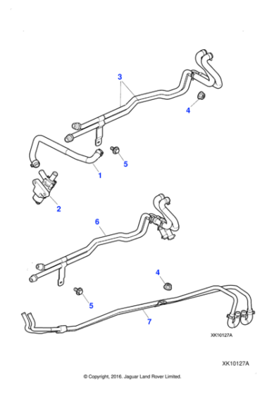 C2C22710 - Jaguar Heater hose