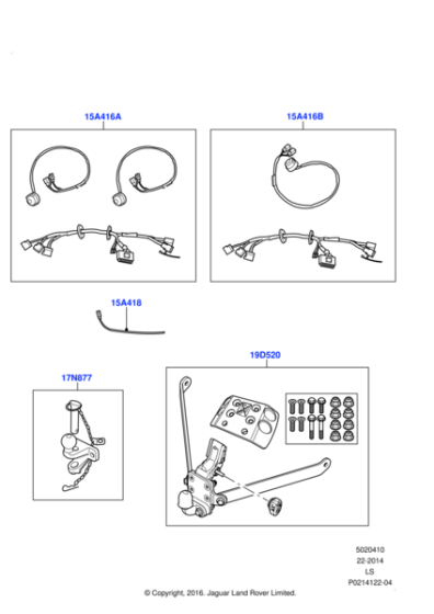 LR041041 - Land Rover Kit - Tow Bracket