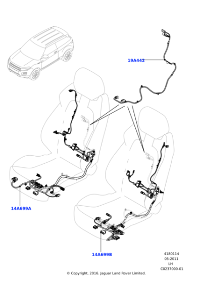 LR033503 - Land Rover Wire