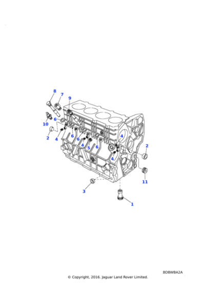 RTC6711 - Land Rover Screw-plug