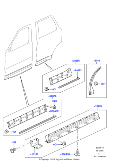 CGE500180PCL - Land Rover Seal