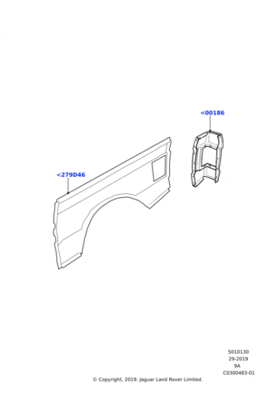 390755 - Land Rover Panel - Body Side Rear Corner