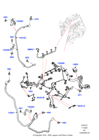 LR136773 - Land Rover Bracket