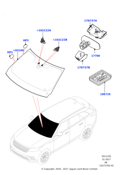 Garage Door Opener (HomeLink®) - Brazil