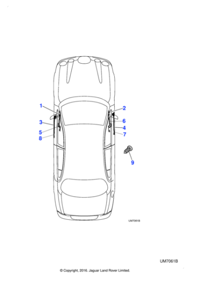 XR844715 - Jaguar Door harness