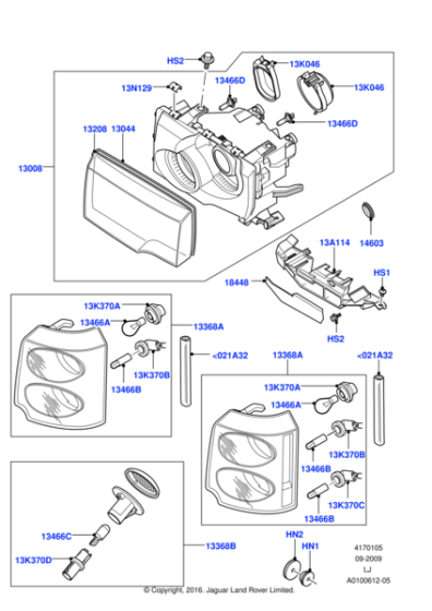 XCH500020 - Land Rover Seal