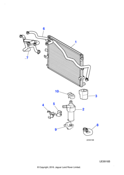 C2C31200 - Jaguar Supercharger radiator