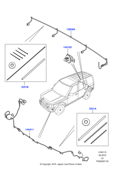 LR015496 - Land Rover Wire