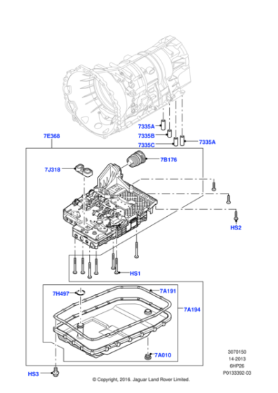 THC500060 - Land Rover Valve