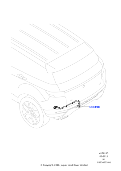 LR096953 - Land Rover Wire