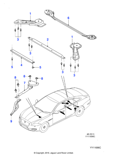 C2D16627 - Jaguar Brace