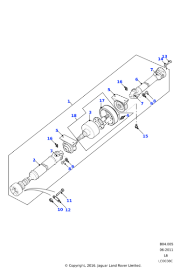 TYG100570 - Land Rover Bolt-torx-flange