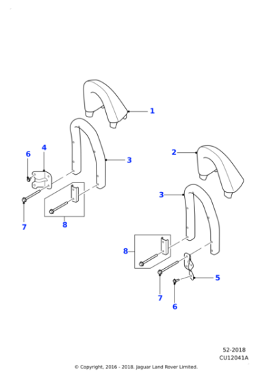 T2R11994QMX - Jaguar Roll over protective device