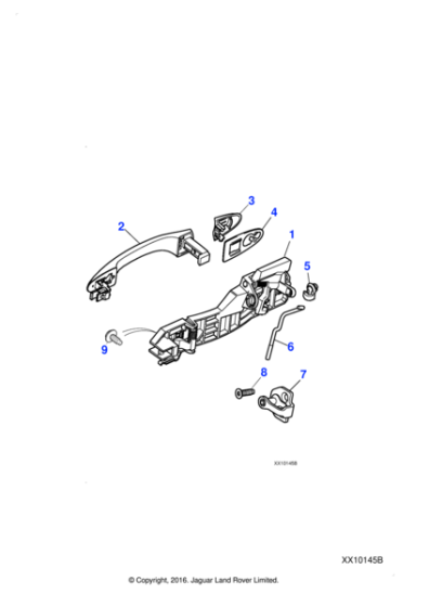 C2C3805 - Jaguar Linkage rod