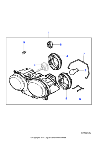 C2C26689 - Jaguar Headlamp