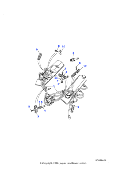 PRC5681 - Land Rover Clip-plastic