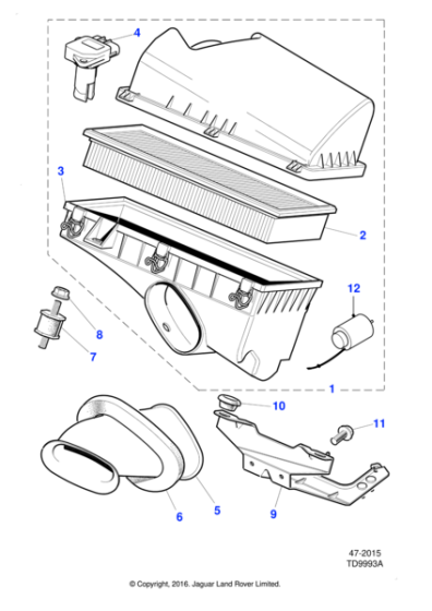 C2S2670 - Jaguar Air flow sensor