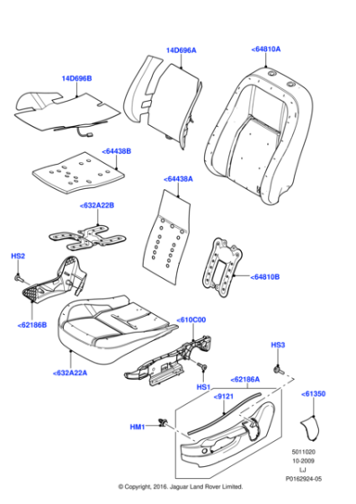 HJS500040NUG - Land Rover Cover