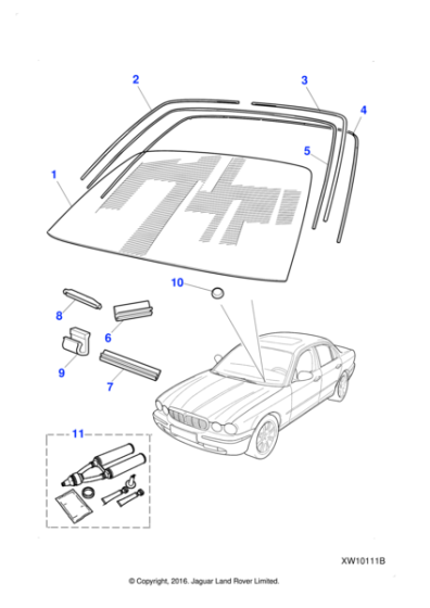 C2C7978 - Jaguar Moulding